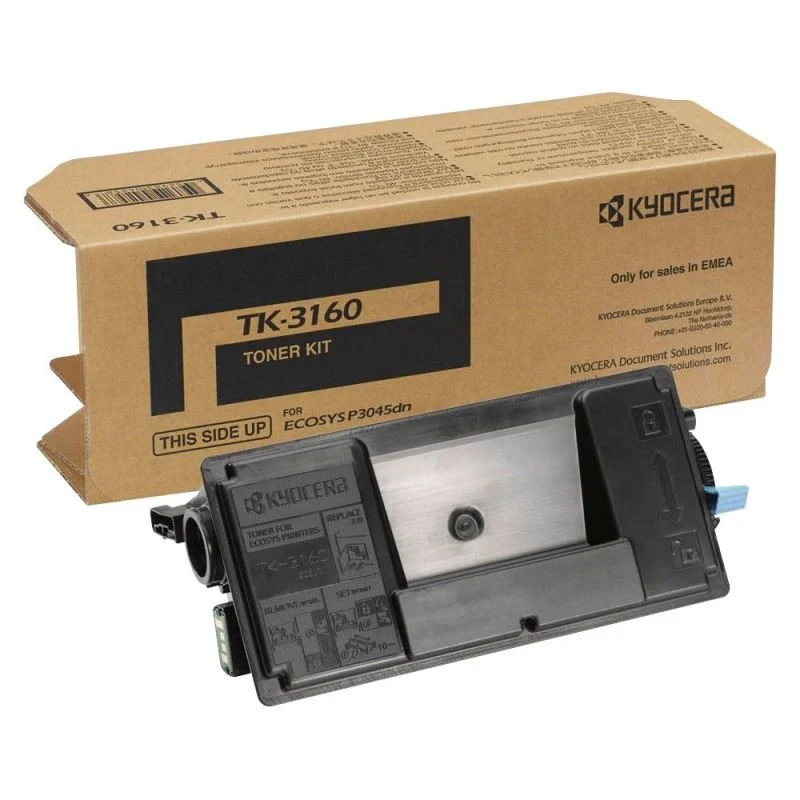 THS TONER FOR ECOSYS P3045DN TK-3160 HI YIELD 17.5K