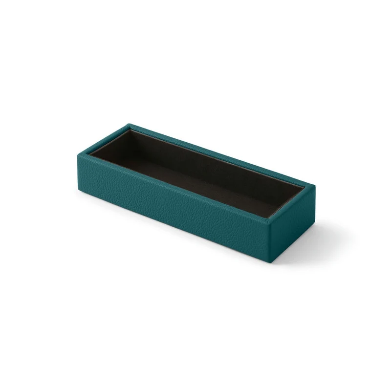 Vassoio Portapenne Atena Vera Pelle Italiana 17 Colori Made in Italy Accessorio Scrivania