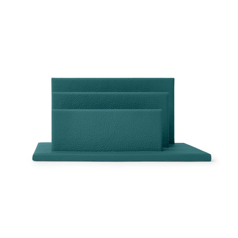 Portalettere Atena Vera Pelle Italiana 17 Colori Made in Italy Accessorio Scrivania Lusso