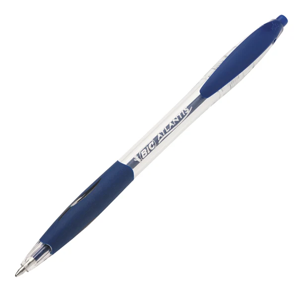 Penna a Sfera BIC Atlantis Classic a Scatto 1,0 mm – Confezione 12 Pezzi – 3 Colori