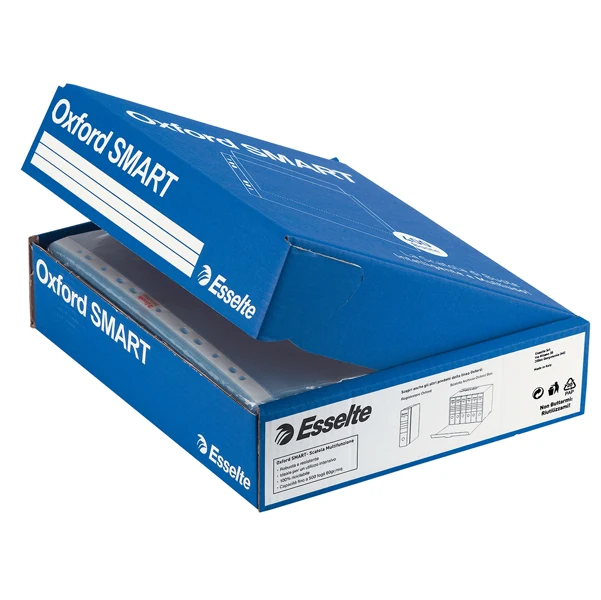 Buste Forate A4 PPL Oxford Smart Standard Antiriflesso Conf. 400 pz - Esselte