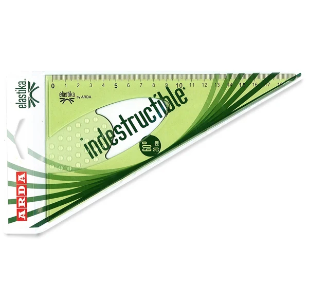 Squadra Elastika 60 Gradi Flessibile Indistruttibile 3 Misure - Arda