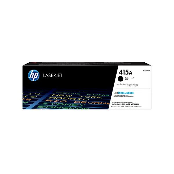 Toner Originale HP Serie 415A – Nero (W2030A), Ciano (W2031A), Giallo (W2032A), Magenta (W2033A)