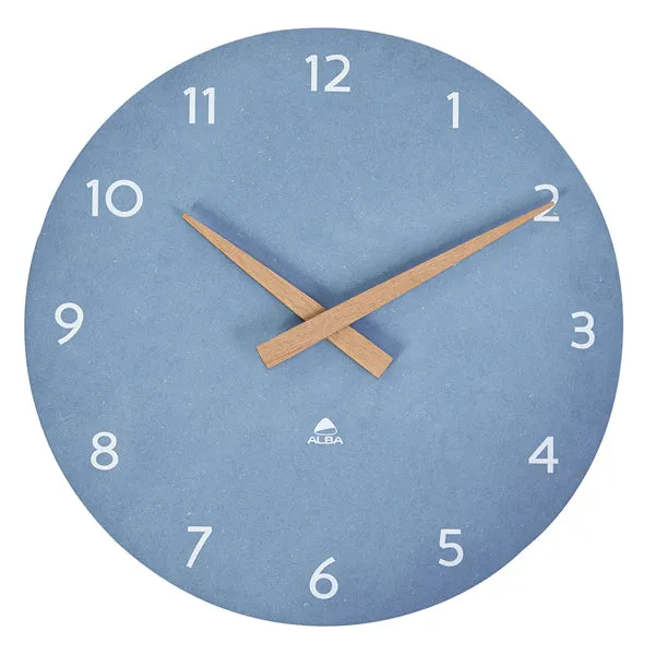 Orologio da Parete HorMilena 30 cm MDF Lancette Legno 3 Colori | Alba