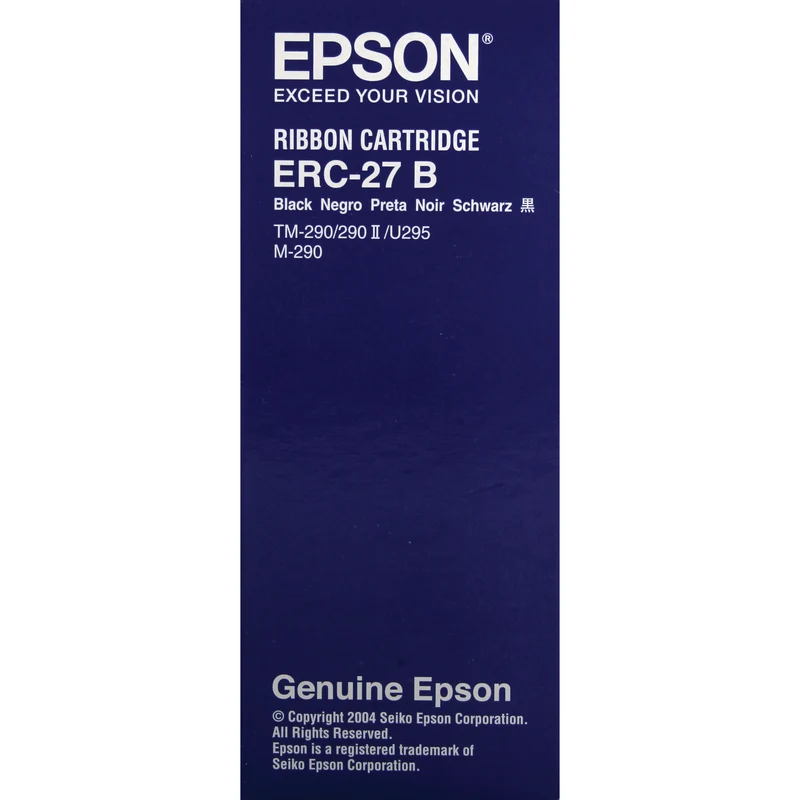 Epson ERC27B Ribbon Cartridge for TM-U290/II, -U295, M-290, black