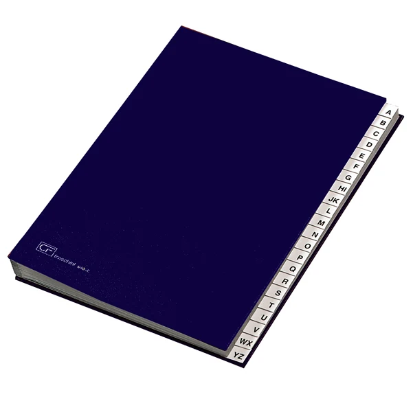 Classificatore Alfabetico A/Z 22 Scomparti 2 Colori mod. 640E - Fraschini