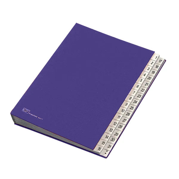 Classificatore Numerico 1/31 Formato 24x34 cm 2 Colori - Fraschini
