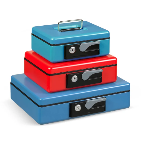Cassetta Portavalori Deluxe Acciaio Pressofuso 5 Formati 2 Colori per Negozi e Uffici - Iternet