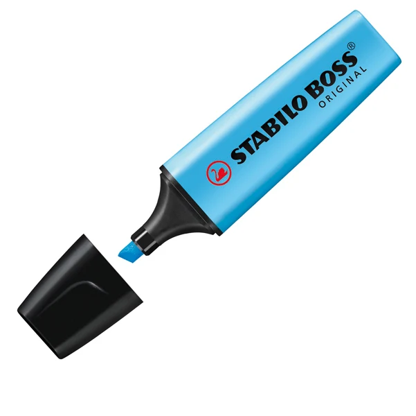 Evidenziatore Stabilo Boss Original – Tratto 2-5 mm | Anti-Dry-Out 4h | Conf. 10 pz