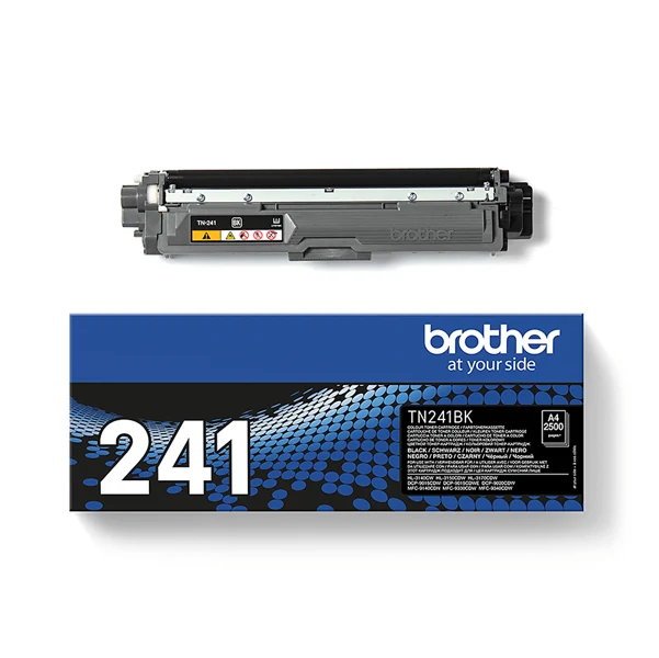 Toner Originale Brother Serie TN241 – Nero (TN241BK), Ciano (TN241C), Magenta (TN241M), Giallo (TN241Y)