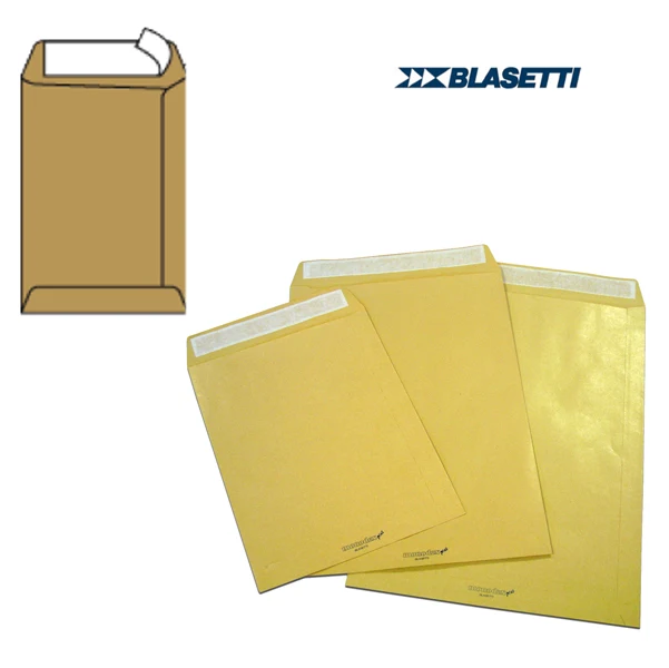 Buste Sacco Strip Avana Vari Formati Chiusura Strip Conf. 500 pz - Blasetti