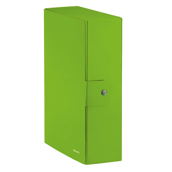 Scatola Porta Progetto WOW Chiusura Bottone Dorso 10 cm 25x35 cm 6 Colori Conf. 5 pz - Leitz