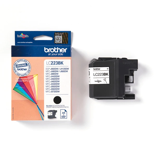 Cartuccia Originale Brother Serie LC223 – Nero (LC223BK), Ciano (LC223C), Magenta (LC223M), Giallo (LC223Y)