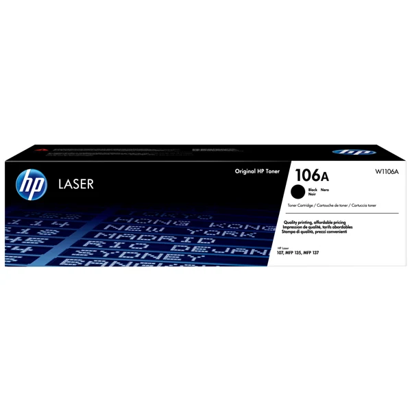 Toner Originale HP W1106A (106A) – Nero – 1.000 pagine