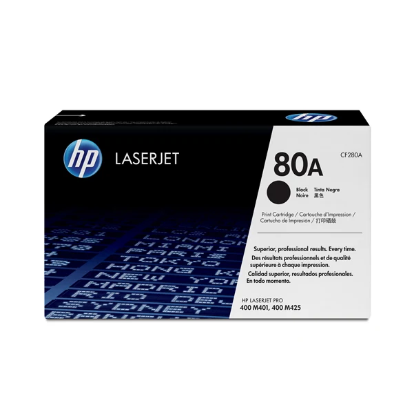 Toner Originale HP CF280A (80A) – Nero – 2.700 pagine