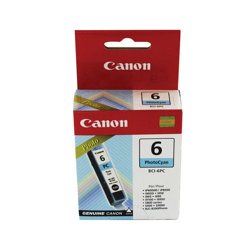 Canon BCI-6PC Inkjet Cart Photo Cyan 4709A002