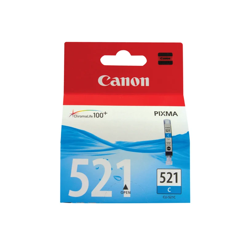 Canon CLI-521C Inkjet Cartridge Cyan 2934B001