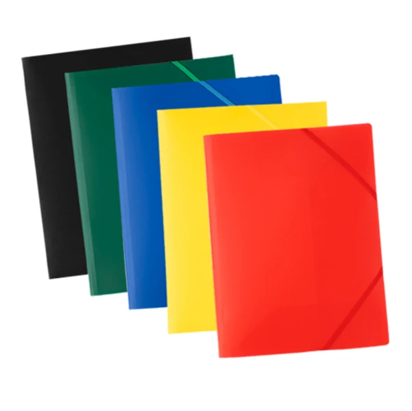 Cartelline Eco A4 PPL Riciclato 3 Lembi con Elastico 400my 4 Colori Conf. 20 pz | Starline