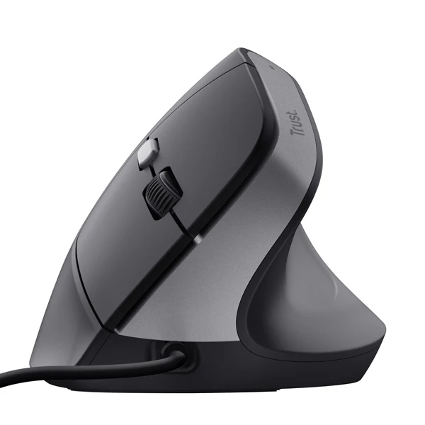 Mouse Ergonomico Verticale Bayo II – 57 Gradi, DPI 800-2400, 60% Plastica Riciclata, 2 Varianti - Trust