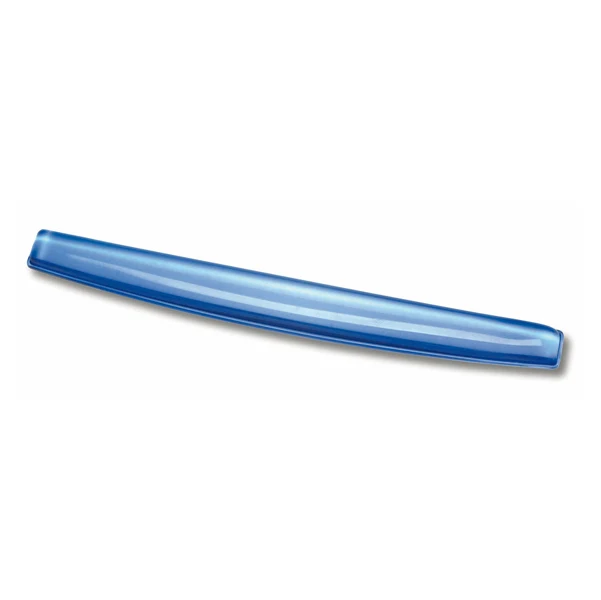 Poggia Polsi da Tastiera in Gel Ergonomico Blu Trasparente - Fellowes