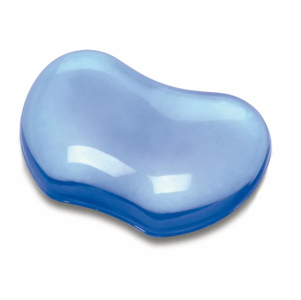 Poggia Polsi in Gel Blu Trasparente per Tastiera - Fellowes