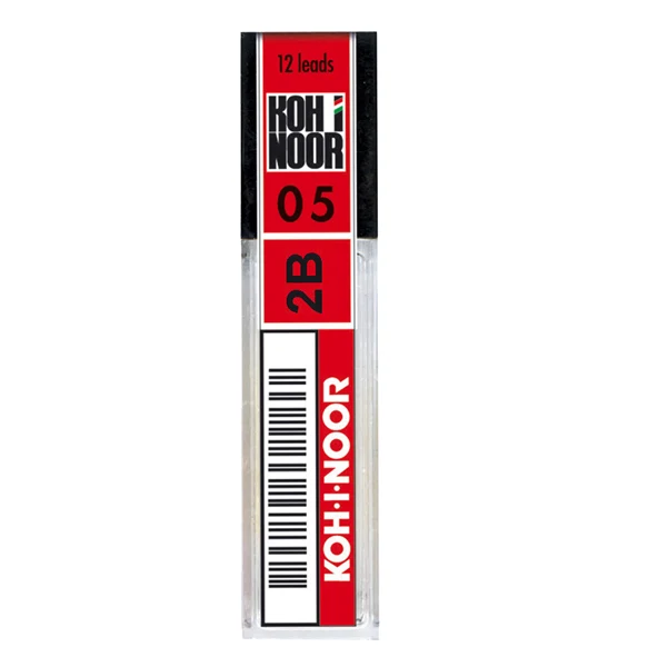 Mine Koh-I-Noor 0,5 mm per Portamine – 12 Astucci da 12 Pz., 4 Gradazioni