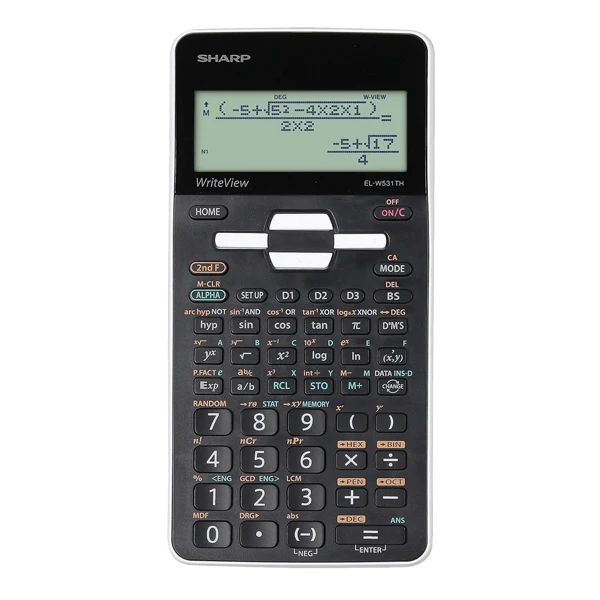 Calcolatrice Scientifica EL-W531THWH 422 Funzioni WriteView Batteria AAA - Sharp