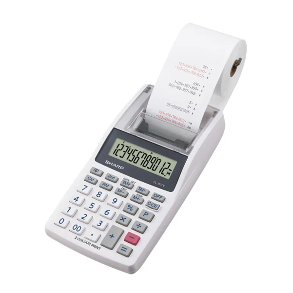 Calcolatrice Scrivente EL-1611 12 Cifre Stampa Bicolore 4,5 Linee/sec - Sharp