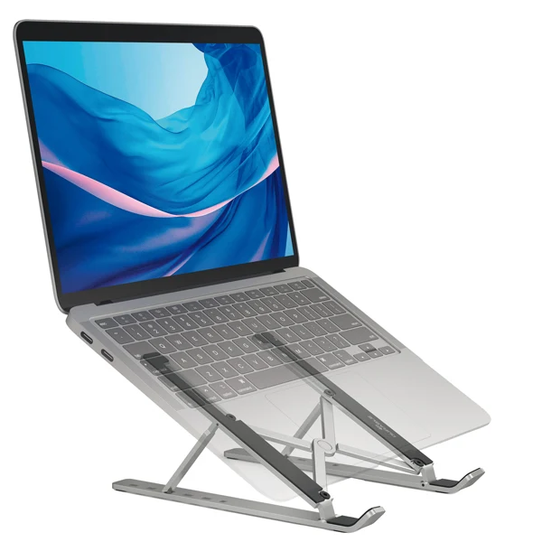 Supporto Fold Alza-Notebook Pieghevole 6 Altezze Regolabili per Laptop fino a 15 Pollici - Durable