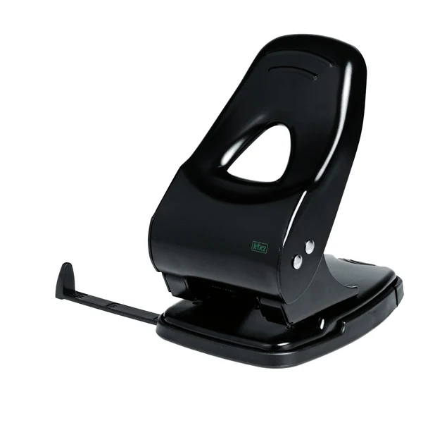 Perforatore 860 2 Fori 60 Fogli Metallo Passo 8 cm Foro 6 mm Leva Bloccabile | Lebez