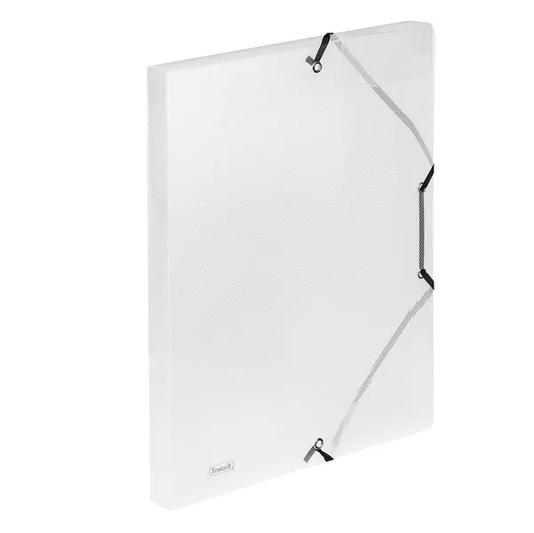 Cartella Lumina PPL A4 3 Lembi con Elastico Trasparente 2 Colori | Favorit