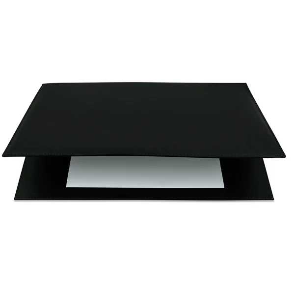 Sottomano City Time Doppio in Similpelle – 48x32 cm, Nero o Marrone