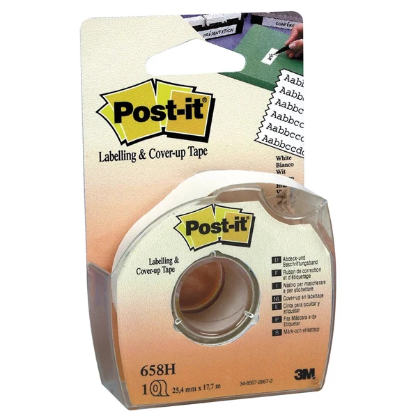 Correttore Cover Up 658H Nastro Rimovibile 25 mm x 17 m - Post-it