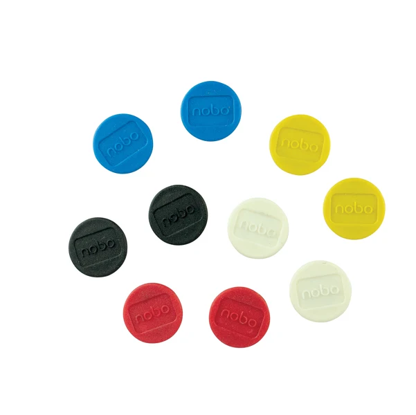 Magneti Nobo Colori Assortiti Conf. 10 Pz - ACCO