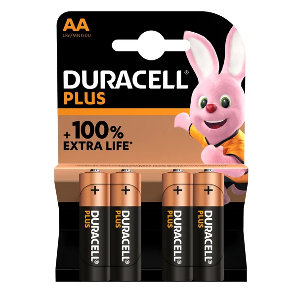 Pile Plus 100 Stilo AA MN1500 – Blister 4 Pz. | Duracell