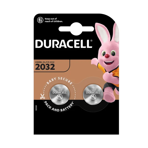 Pile Litio 3V DL2032 – Blister 2 Pz. | Duracell