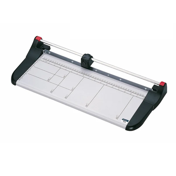 Taglierina A3 a Lama Rotante Luce di Taglio 460 mm Base Millimetrata Bloccaggio Automatico - Titanium
