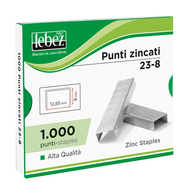 Punti KH Alti Spessori Acciaio Serie 23 Conf. 1000 pz 7 Misure | Lebez