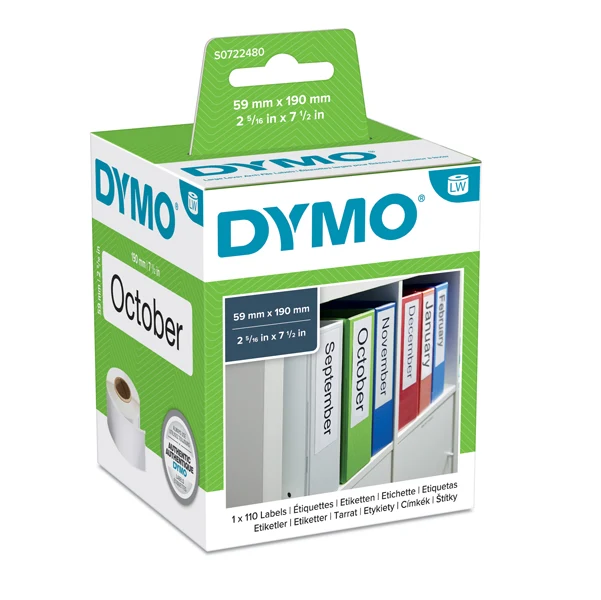 Rotolo Etichette LabelWriter Carta Bianca Adesivo Permanente 11 Misure – DYMO