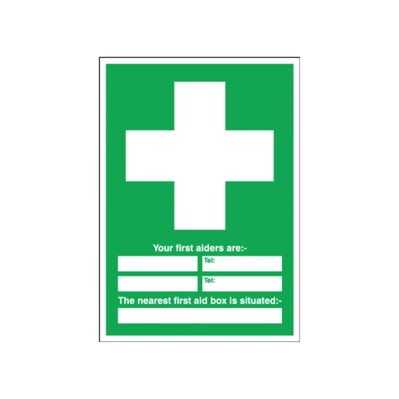 Safety Sign First Aid 600x450mm PVC E91A/R