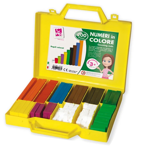 Regoli Colorati Plastici – Conf. 200 pz