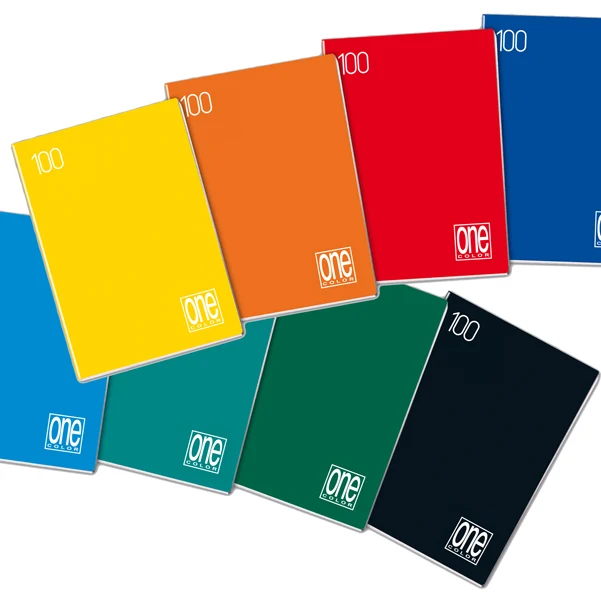 Quaderno A4 One Color 18 Fogli Carta 100 gr FSC Copertina 240 gr Conf. 10 pz - Blasetti