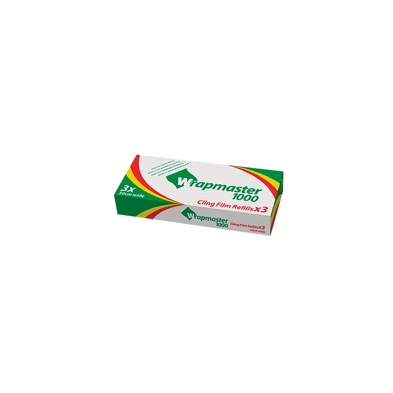 Wrapmaster 1000 Cling Film Refill 300mmx100m (Pack of 3) 31C78