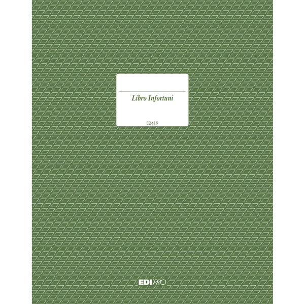 Registro Infortuni, 15 Pagine, 31x24 cm - Edipro