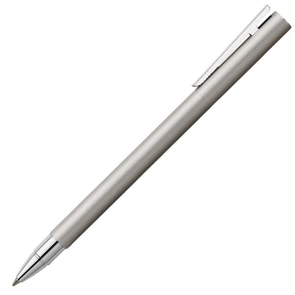 Penna Roller Faber-Castell Neo Slim – Acciaio Cromato