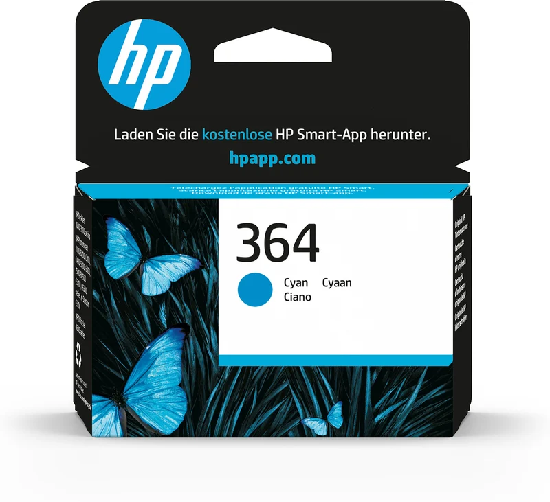 HP 364 Cyan Original Ink Cartridge