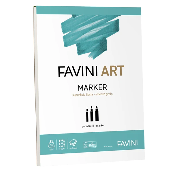 Album Collato Marker A4 70 gr 50 Fogli - Favini