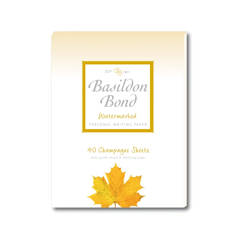 Basildon Bond Champagne Writing Pad 137 x 178mm (10 Pack) 100101040
