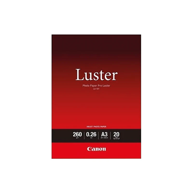 Canon A3 Pro Luster Photo Paper (20 Pack) 6211B007