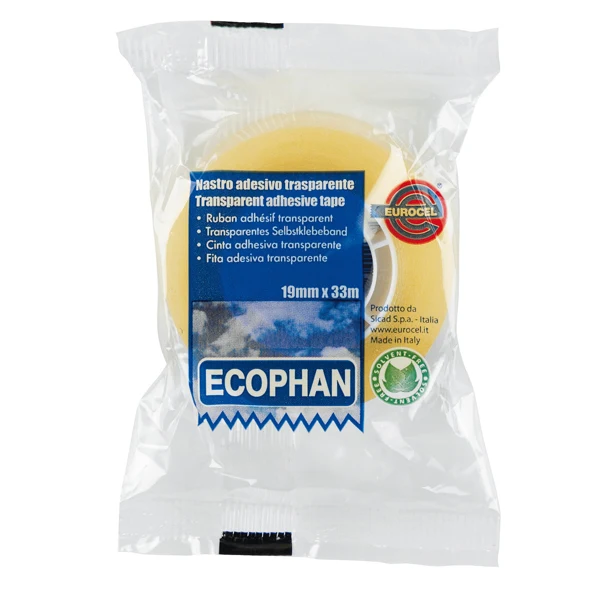 Nastro Adesivo Ecophan Trasparente BOPP 4 Formati – Eurocel